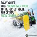 AM134404 Turn-to-Lock Spout Control Cable for John Deere 44'' 47'' 54'' 59'' 60'' Snow Thrower, Discharge Chute Angle Controller