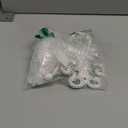 Sungmor Vintage Cast Iron Toilet Paper Holder - Wall Mounted Rustic Bathroom Tissue Holder with White & Gold Finish, Decorative Accent for Farmhouse, Victorian Dcor, Heavy Duty Metal Scroll Design