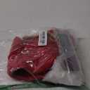 XIMISHOP 4PACK Christmas Stockings,18Inches Large Cable Knitted Stocking Personalized Xmas Hanging Stocking Decorations with Name Tags for Holiday Christmas Party Family Decor(Red White)