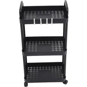 Rolling Storage Cart Multi-Utility Trolley Organizer for Kitchen Bathroom Living PP Material Mobile Shelving Rack for Easy Storage Organization 4 Rolling Storage Cart Multi-Utility Trolley Organizer for Kitchen Bathroom Living PP Material Mobile Shelving Rack for Easy Storage Organization 4
