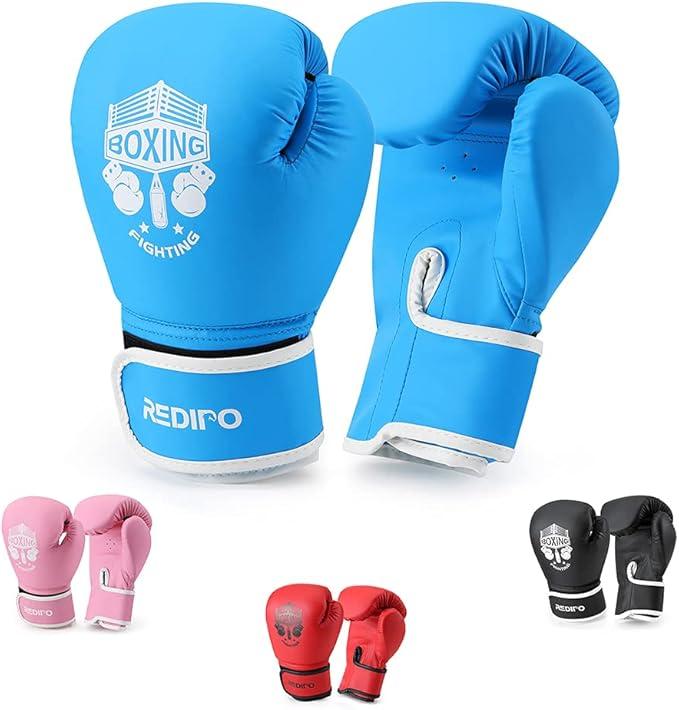 Kids Boxing Gloves, Sponge Foam Training Sparring Gloves Thai Kick Boxing for Kid and Youth, Suitable for Boys and Girls Age 3 to 9 Years