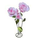 3pc Giant Flowers for Decoration - Indoor Outdoor Decor Huge Paper Flower, Realistic Faux Rose Flowers for Wedding, Birthday, Home Decor, Photography Props, Mall Display, Party Background Decor (Pink)