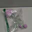 6-Pack for Stanley Cup Accessories Set 30/40 Oz Tumbler, 2 Straw Cover, 2 Replacement Straws, 1 Straws Cleaner Brush, 1 Boots, SIlicone Cherry Flower Straw Topper Cap (Lilac)