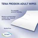 TENA Adult Wipes for Incontinence, Body Cleansing Wipes, ProSkin - 288 Count (48 Count (Pack of 6))