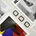 2 x 3 Pack Multi-Color Cases with Tempered Glass Screen Protector for Apple Watch Series 7/8/9 45mm, Navy Blue + Wine Red(Dark Red) + Pine Green, Smooth Touch, Easy Installation, Full Screen Shield, High Protection