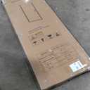 28" W x 72" H Frameless Shower Door, Pivot Swing Shower Glass Door with 1/4" (6mm) Clear SGCC Tempered Glass, Bathroom Shower Door Reversible Installation, Matte Black