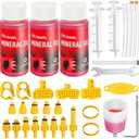cyctravel Brake Bleed Kit for Shimano, TEKTRO, TRP Hydraulic Disc Brakes. Bicycle Hydraulic Brake Bleed Kit Including 180ML High Performance Mineral Oil Brake Fluid.