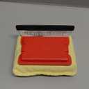 Grill Rescue Griddle Brush Bristle-Free, Heavy-Duty Griddle Cleaner for Flat Tops & BBQ Griddles | Heat Resistant, Safe for Nonstick Surfaces, Cast Iron & Stainless Steel (Griddle brush with scraper)