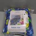 Warm Soft Toddler Fleece Blankets for Boys with Dinosaur Pattern Print - Cozy Fuzzy Plush Flannel Kids Throw Blanket for Daycare & School - 50x60 inches (Blue Dinosaur Paradise)