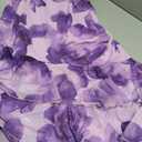Pretty Garden Purple Flower Dress, L