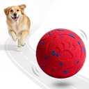 Dog Balls: Interactive Dog Ball Auto Rolling - Interactive Dog Toys for Aggressive Chewers - Bouncy & Throwable, Type-C Rechargeable, Washable, for Small & Medium & Large Dogs  Red