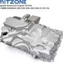 MITZONE Upgrade Aluminum Engine Oil Pan Compatible with 2013-2018 BMW 528i 328i 320i X1 Z4 228i 428i 2.0L N20 N26 SULEV Replace 11137618512
