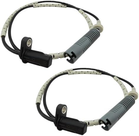 HiSport 34526760425 2PCS ABS Wheel Speed Sensor Compatible with BMW 325i 2006 BMW 323i 2006-2011 BMW 328i 2007-2011 BMW 128i 2008, 2009, 2010, 2011, 2012, 2013