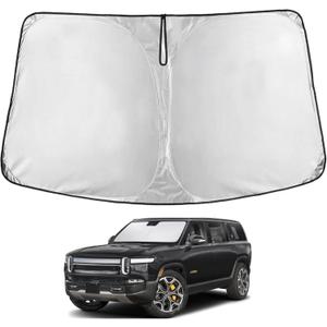 EcoNour Windshield Sun Shade Compatible for Honda Accord 2023–2026 | Sedan Front Window Sun Visor Protector | Foldable UV & Heat Blocking Sunshade | Keeps Interior Cool & Protected