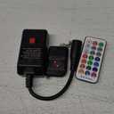 3 Pack Fog Machine Remote Control Replacement Part and Receiver 3 Pins Round Plug 13 Colors Wireless and Wired Remote with Fuse Protect for 400W 500W Fog Machine for Halloween Christmas New Year