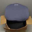 FLORICH Ergonomic Car Seat Cushion and 2-in-1 Lumbar Support Pillow Headrest Memory Foam Car Cushion Back Support Neck Pillow Driving Lumbar Seat Cushion for Truck Driver Sciatica Pain Relief, Blue