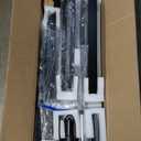 Veken 47.2" Standing Desk Electric, Height Adjustable Sit Stand Up, Wood Desktop, Work Home Office, Computer PC Table, Writing Rising Desks, Brown (47.2 Inch, Brown)