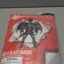 Morph Black Red Dragon Costume Kids Dragon Costume for Boys Jumpsuit Halloween Costumes for Kids (Small)