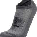 Balega Unisex Adult Hidden Comfort Performance No Show Athletic Running Socks (1 Pair) (Medium, Charcoal)