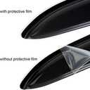 194233 Side Window Visor Wind Vent Deflector fit for 1997-2017 Ford Expedition & 1998-2017 Lincoln Navigator,4pc In-Channel Style Shatterproof Dark Smoke shades Sun Rain Guard 