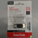 SanDisk 256GB Ultra Luxe USB Type-C Flash Drive - Up to 400MB/s, USB 3.2 Gen 1, Premium Metal Design - SDCZ75-256G-G46