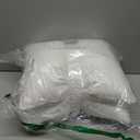 Oubonun 16 x 16 Throw Pillow Inserts, Firm and Fluffy Decorative Square Pillows for Couch Bed Sofa with Soft Cotton Cover White Cushion with Down Alternative Pack of 2