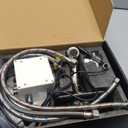 Touchless Bathroom Sink Faucet - Automatic Motion Sensor Restroom Toilet Faucet - Battery Operated for Commercial Lavatory, Brushed Nickel