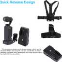 4in1 Mount Accessories Kit for DJI Osmo Pocket 4 Pro 3 Xtra Muse | Chest Mount,Neck Holder Mount,Head Mount,Backpack Strap Mount With Expansion Adapter for Pocket 4 Pro 3 Xtra muse Camera