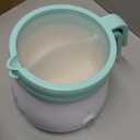 Party Desserts Candy and Chocolate Melting Pot with 2 Pots, Mini Electric Fondue Pot, Melts Candy Chocolate in a Couple of Minutes, Ideal for Cake Pops Cookies Cakes, 2.5 Cups, Aqua