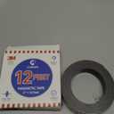 Magnetic Tape, 12 Feet Magnet Tape Roll (1'' Wide x 12 ft Long), with 3M Strong Adhesive Backing. Perfect for DIY, Art Projects, whiteboards & Fridge Organization