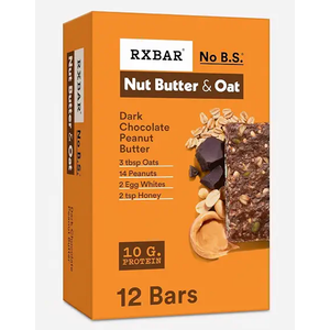 A.M. Pb Dark Chocolate Bar, Rxbar, 1.9 Ounce (12 Packs)