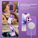 BENTOBEN Carbon Fiber for iPhone 17 Case 2025 [Compatible with MagSafe] Magnetic Phone Case iPhone 17 6.3" Slim Thin Smooth TPU Bumper with Drop Protection Anti-Yellow Women Men Cases Cover, New Pink