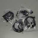 KANMIT 2.5mm Earpiece for Motorola t600 t800 t200 t260 mh230r mr350r mt350r Talkabout Radio Walkie Talkie with PU G Shape Ear-Hook Spring Wire and PTT Mic 1 Pin Headset,4 Pack