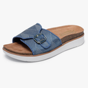 Skechers Women's Lifted Comfort-Restless Wave Slide Sandal 9