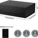 1 Pcs Matte Black Extra Large Gift Box with Lid, 16.5x13x5.3 Inches, Hard Magnetic Giant Gift Boxes for Presents Clothes Robe Wedding Dress Sweater,Reusable Foldable Bridesmaid Proposal Box, 1 count