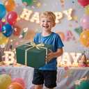 1Pcs Green Extra Large gift box with lids 16.5138 Inches gift boxes for presents,Birthday Box (include Ribbon, Paper Shred Filler Gift Card & Envelopes)