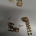 Metal Chain Band for Fitbit Inspire 3 (Gold)