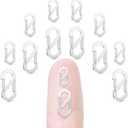 Evnlo 12Pcs Double Opening Lobster Clasp Necklace Shortener Bracelet Clasps and Closures, Silver Necklace Shortener Clip for Jewelry Making (Small & Medium), 3 Pack