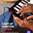 Donner Mini MIDI Keyboard, N-25 25 Key MIDI Controller for Beginner with Velocity-Sensitive Mini Keys&Light-up Rocker&Music Production Software, Small Controlador MIDI with 40 Teaching Courses