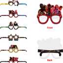 2 x 12 Pcs TV Series Theme Party Decorations, Role-Playing Photography Party Glasses, Perfect for Birthday Parties, Themed Gatherings, Celebrations