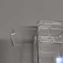 Yieach Clear Silverware Organizer with Lid - 12 inch Wide - Large Silverware Drawer Organizer & Tray and Utensil Drawer Organizers with Lid,BPA Free Plastic Flatware Drawers Organizers for Fork,Spoon