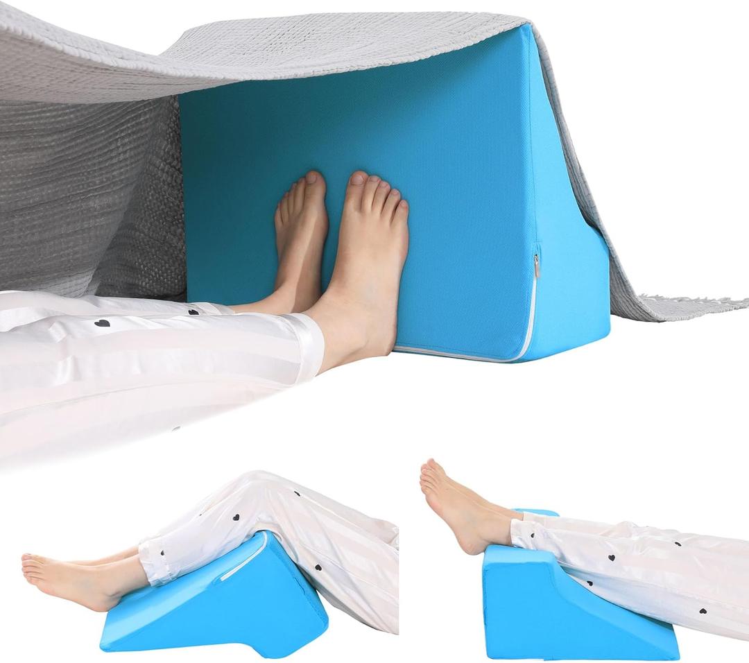 ROYALAY Blanket Lifters for Foot of Bed, Foot Tent Blanket Support Holder for Surgery Recovery, Foot Block Pillow Cradle Tent Sleep Support Supplies for Foot, Ankle, Leg, Knee, Toes Pain(M)