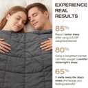 Weighted Blanket for Adults (20lbs, 60"x80") Heavy Blanket with Premium Glass, Cooling Weighted Blanket for Sleeping, Queen Size Perfect for 190-210 lbs, Soft Breathable Blanket, Dark Grey