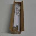 Tension Curtain Rod 30 To 64 Inch White Tension Rods Adjustable Spring Loaded Curtain Rods 7/8" Curtain Rods No Drilling Tension Rods For Windows Bedroom Closet Doorway Door