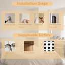 Wall Mounted Drying Rack - Retractable & Foldable Clothes Drying Rack Wall Mounted for Laundry Room Organization | Laundry Room Hanging Rack for Dorm, Closet, Balcony & Indoor/Outdoor Use (1 Pack, Black)