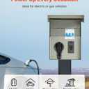 VEVOR 50 20 Amp RV Temporary Power Outlet Box Electrical Panel with Breaker