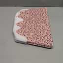 Christmas Tree Collar, 24 Inch Xmas Tree Ring Fabric Square Skirt for Artificial Trees, Snow Cover and Sequin Christmastree Box Collar,Holiday Christmas Home Decor for Decorations (Pink)