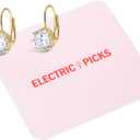 Electric Picks The Bentley Earrings,14kt Gold Plated Studs with 7mm Sparkling Crystal, Lightweight Everyday & Gift Jewelry for Women, Timeless Minimalist Gold Earrings