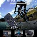 S24 Case,S25 Case, for Samsung Galaxy S24/S25 6.1 inch Case,with Kickstand Ring,Adjustable Stand,Military Grade,Heavy Duty Protection,Shockproof,Anti-Fingerprint,Support Magnet Car Mount,Blue