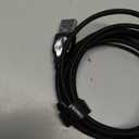 6 Foot Braided Nylon Micro Black Chrome USB Charge/Sync Cable